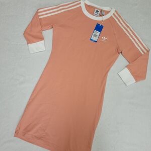 Adidas Peach Dress with White Accents